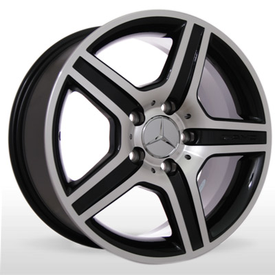 Диски Replica YQR 709 BP (Black Polished) Replica